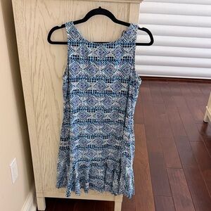 PRICE DROP!! 
Tommy Bahama Blue Geometric Dress or Bathing suit cover up